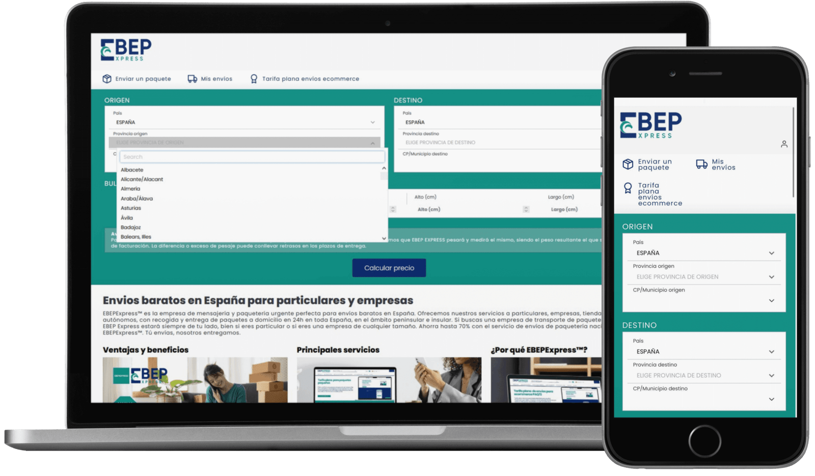 Cheap ecommerce parcel shipping EBEP Express